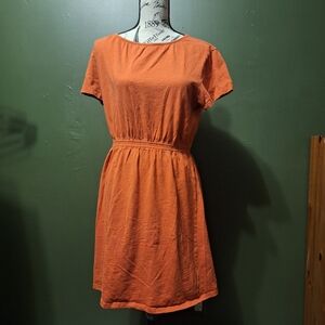 Joe Fresh Vibrant Orange Mini Dress